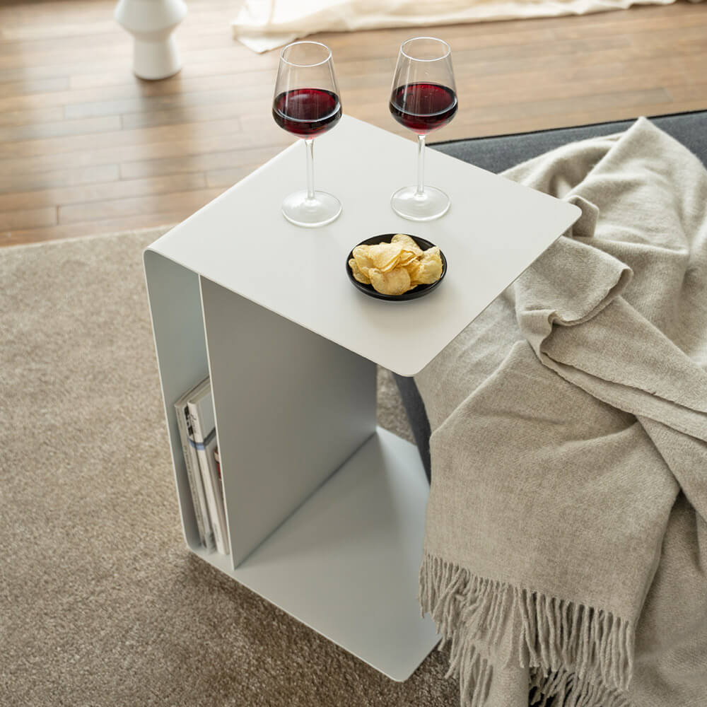 Home Deluxe 4058166302991 Beistelltisch Weiß – Bild 5
