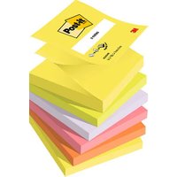 Post-it Haftnotizen z-notes, 76 x 76 mm, Neonfarben – Bild 2