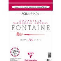 Clairefontaine Aquarellblock FONTAINE, feinkörnig, DIN A3 – Bild 2