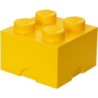 LEGO Aufbewahrungsstein STORAGE BRICK 4, 5,7 Liter, gelb