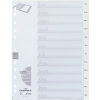 DURABLE Kunststoff-Register, Monate, A4, Januar - Dezember – Bild 2