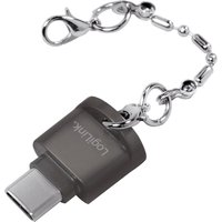 LogiLink USB 2.0 Card Reader als Schlüsselanhänger, schwarz