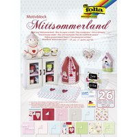 folia Motivblock, Mittsommerland, 240 x 340 mm, 26 Blatt