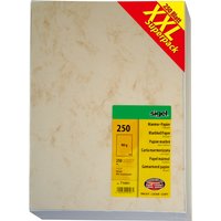 sigel Marmor-Papier, XXL Superpack, A4, 90 g/qm, Feinpapier – Bild 2