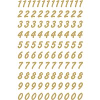 HERMA Zahlen-Sticker 0-9, Folie transparent, Zahlen gold – Bild 2