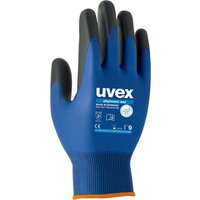 uvex Arbeitshandschuh phynomic wet, Gr. 09, blau/anthrazit – Bild 2