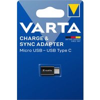 VARTA Charge & Sync Adapter - Micro USB auf USB 3.1 Typ C