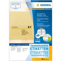 HERMA Transparente Folien-Etiketten SPECIAL, 99,1 x 38,1 mm