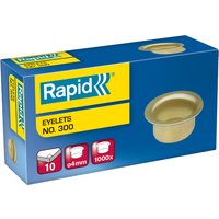 Rapid Ösen Nr. 300, vermessingt, Durchmesser: 4 mm – Bild 2