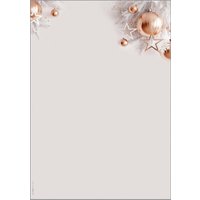 sigel Weihnachts-Motiv-Papier Christmas in rose gold, A4