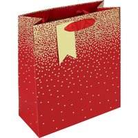 Clairefontaine Weihnachts-Geschenktüte, Sternregen rot