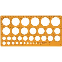 Maped Kreisschablone, 1 - 35 mm, 39 Kreise – Bild 2