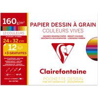 Clairefontaine Künstlerpapier, à Grain, Aktionspack