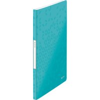 LEITZ Sichtbuch WOW, A4, PP, mit 20 Hüllen, eisblau