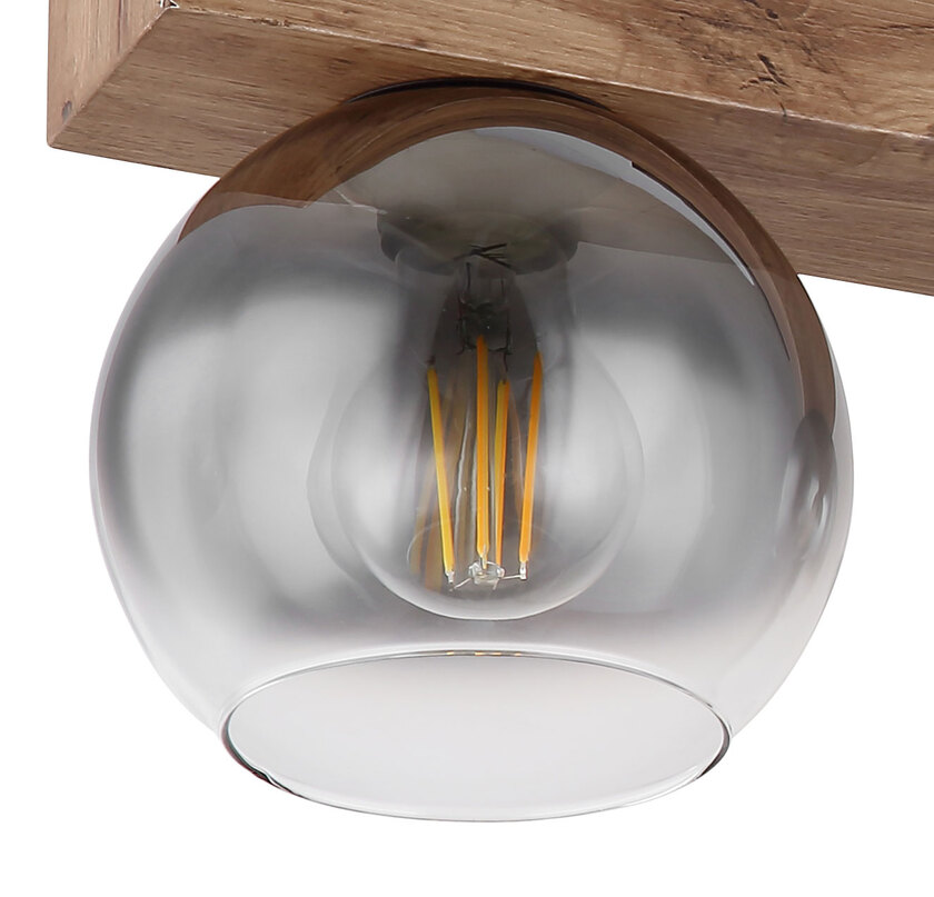 Globo Moitas Deckenlampe Holz braun – Bild 3