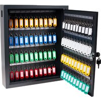 pavo Schlüsselschrank Deluxe, für 80 Schlüssel, dunkelgrau – Bild 2