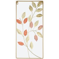 Wand-Deko in Gold-Optik, ca. 57x27x2 cm