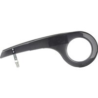FISCHER Universal Fahrrad-Kettenschutz, schwarz-transparent – Bild 2