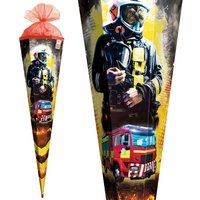 ROTH Schultüte, Feuerwehrmann, eckig, 850 mm