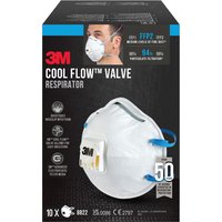 3M Atemschutzmaske Cool Flow 8822, FFP2, mit Ventil, 10er