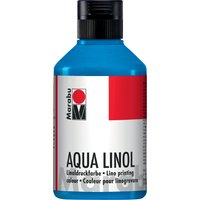 Marabu Aqua-Linoldruckfarbe, mittelblau, 250 ml – Bild 2