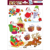 HERMA Weihnachts-Fensterbild, Fröhlicher Weihnachtsmann – Bild 2