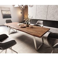 DELIFE Edge Esstisch 260x100cm Akazie