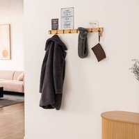 Home Deluxe 4058166273550 Garderobenleiste Bambus