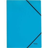 LEITZ Eckspanner Recycle, DIN A4, Karton 430 g/qm, blau