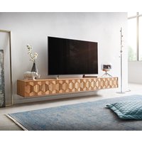Lowboard Fevo 220 cm Akazie Natur 4 Türen schwebend – Bild 2