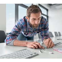tesa Powerstrips Kabel-Clip, weiß