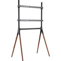 LogiLink TV-Ständer, für 124,46 - 177,80 cm, 4-Fuß, schwarz