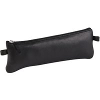 Clairefontaine Schlamper-Etui, flach, Leder, schwarz – Bild 2