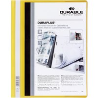 DURABLE Schnellhefter DURAPLUS, DIN A4, gelb, überbreit