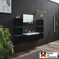 Home Deluxe 4058166055958 Badmöbelset Schwarz