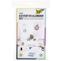 folia Adventskalender, Papiertüten blanko, weiß