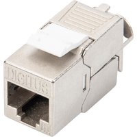 DIGITUS Keystone Modul, Kat. 6A, geschirmt, grau