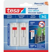 tesa Powerstrips Klebenagel für Fliesen und Metall, 3,0 kg – Bild 2