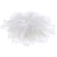 folia Flauschfedern, 100 g, weiß