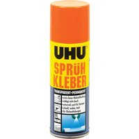 UHU Sprühkleber, permanent, transparent, 200 ml