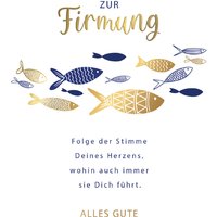 CACTUS Firmungskarte, Fische