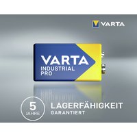 VARTA Alkaline Batterie, INDUSTRIAL PRO, E-Block (9V)