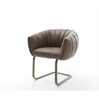 DELIFE Jada-Flex Freischwinger Taupe – Bild 2