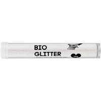 folia BIO Glitter, Röhrchen, 10 g, irisierend weiß – Bild 2