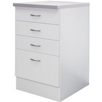 Schubkastenschrank Wito Weiß 50x85x57cm