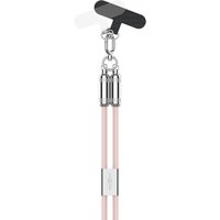ANSMANN Smartphone Lanyard Kabel, USB-C - Lightning, rose – Bild 2