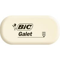 BIC Kautschuk-Radierer Galet, weiß, oval – Bild 2