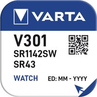 VARTA Silber-Oxid Uhrenzelle, V301 (SR43), 1,55 Volt – Bild 2