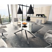 DELIFE Edge Esstisch 200x100 Edelstahl – Bild 2
