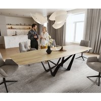 DELIFE Edge Esstisch Keramik ausziehbar – Bild 2